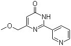 结构式 CAS# 339278-99-8, 6-(甲氧基甲基)-2-(3-吡啶基)-4(3H)-嘧啶酮