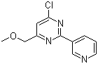 4-Chloro-6-(methoxymethyl)-2-(3-pyridinyl)pyrimidine molecular structure (CAS 339279-00-4)