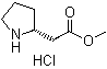 (2R)-2-Pyrrolidineacetic acid methyl ester hydrochloride molecular structure (CAS 340040-67-7)