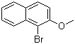 1-Bromo-2-methoxynaphthalene molecular structure (CAS 3401-47-6)