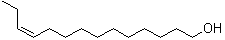 structure of CAS# 34010-15-6, (Z)-11-Tetradecen-1-ol