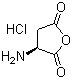 结构式 CAS# 34029-31-7, (3S)-3-氨基二氢-2,5-呋喃二酮盐酸盐