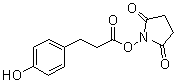 4-羟基苯丙酸 2,5-二氧代-1-吡咯烷基酯分子结构 (CAS 34071-95-9)