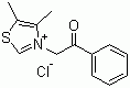 structure of CAS# 341028-37-3, Alagebrium chloride;4,5-Dimethyl-3-(2-oxo-2-phenylethyl)thiazolium chloride; 2-(4,5-Dimethyl-1,3-thiazol-3-yl)-1-phenyl-ethanone chloride