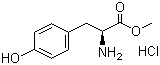 结构式 CAS# 3417-91-2, L-酪氨酸甲酯盐酸盐