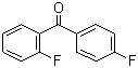 structure of CAS# 342-25-6, 2,4'-Difluorobenzophenone