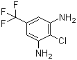 3,5-二氨基-4-氯三氟甲苯分子结构 (CAS 34207-44-8)