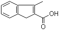 3-Methylindene-2-carboxylic acid molecular structure (CAS 34225-81-5)