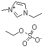 结构式 CAS# 342573-75-5, 1-乙基-3-甲基咪唑鎓硫酸乙酯盐