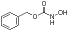 结构式 CAS# 3426-71-9, N-(苄氧羰基)羟基胺; 羟氨羧酸苄酯