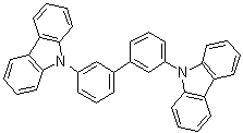 结构式 CAS# 342638-54-4, 3,3'-二(N-咔唑基)-1,1'-联苯
