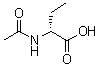 结构式 CAS# 34271-27-7, D-2-(乙酰氨基)丁酸