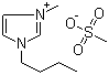 结构式 CAS# 342789-81-5, 1-丁基-3-甲基咪唑鎓甲磺酸盐