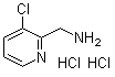 3-Chloro-2-pyridinemethanamine hydrochloride molecular structure (CAS 342816-31-3)