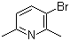 3-Bromo-2,6-dimethylpyridine molecular structure (CAS 3430-31-7)