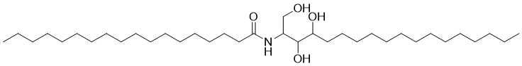 Ceramide 3 molecular structure (CAS 34354-88-6)