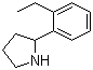 structure of CAS# 343771-26-6, 2-(2-Ethylphenyl)pyrrolidine