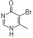 5-Bromo-6-methyl-4(1H)-pyrimidinone molecular structure (CAS 3438-52-6)