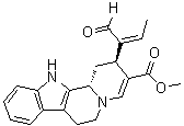 Isovallesiachotamine molecular structure (CAS 34384-71-9)
