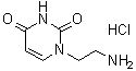 1-(2-Aminoethyl)-2,4(1H,3H)-pyrimidinedione monohydrochloride molecular structure (CAS 34386-73-7)
