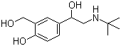 Salbutamol molecular structure (CAS 34391-04-3)