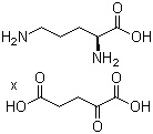 L-Ornithine 2-oxopentanedioate molecular structure (CAS 34414-83-0)