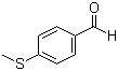 structure of CAS# 3446-89-7, 4-(Methylthio)benzaldehyde;4-(Methylmercapto)benzaldehyde