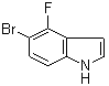 5-Bromo-4-fluoro-1H-indole molecular structure (CAS 344790-96-1)