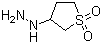 (1,1-Dioxidotetrahydro-3-thienyl)hydrazine molecular structure (CAS 3448-12-2)