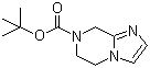 结构式 CAS# 345311-03-7, 5,6-二氢咪唑并[1,2-a]吡嗪-7(8H)-甲酸叔丁酯