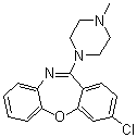 3-氯-11-(4-甲基-1-哌嗪基)二苯并[b,f][1,4]氧氮杂卓分子结构 (CAS 3454-96-4)