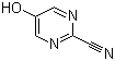 5-Hydroxy-2-pyrimidinecarbonitrile molecular structure (CAS 345642-86-6)