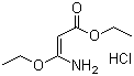 Ethyl 3-amino-3-ethoxyacrylate hydrochloride molecular structure (CAS 34570-16-6)