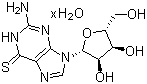 structure of CAS# 345909-25-3, 6-Thioguanosine hydrate