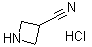 3-氰基吖丁啶盐酸盐分子结构 (CAS 345954-83-8)