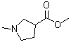 结构式 CAS# 34616-29-0, N-甲基吡咯烷-3-羧酸甲酯