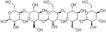 结构式 CAS# 34620-76-3, 麦芽五糖