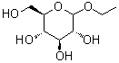 structure of CAS# 34625-23-5, Ethyl D-glucopyranoside;Aqua Glucoside; Ethyl glucoside