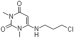 6-[(3-Chloropropyl)amino]-1,3-dimethyluracil molecular structure (CAS 34654-81-4)