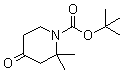 2,2-Dimethyl-4-oxopiperidine-1-carboxylic acid tert-butyl ester molecular structure (CAS 346593-03-1)