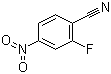 结构式 CAS# 34667-88-4, 2-氟-4-硝基苯甲腈