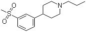 结构式 CAS# 346688-38-8, 4-[3-(甲磺酰基)苯基]-1-丙基哌啶