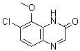 7-Chloro-8-methoxy-2(1H)-quinoxalinone molecular structure (CAS 347162-21-4)
