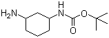 (3-Aminocyclohexyl)carbamic acid tert-butyl ester molecular structure (CAS 347186-01-0)