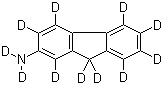 2-Aminofluorene-D11 molecular structure (CAS 347841-44-5)
