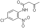 结构式 CAS# 34797-69-8, N-(4-氯-2-硝基苯基)-3-氧代丁酰胺