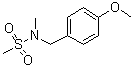 N-(4-Methoxybenzyl)-N-methylmethanesulfonamide molecular structure (CAS 34825-81-5)