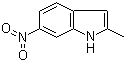 structure of CAS# 3484-23-9, 2-Methyl-6-nitro-1H-indole;2-Methyl-6-nitroindole