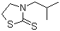 3-异丁基-2-噻唑烷硫酮分子结构 (CAS 3484-98-8)