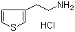 3-Thiopheneethanamine hydrochloride molecular structure (CAS 34843-84-0)